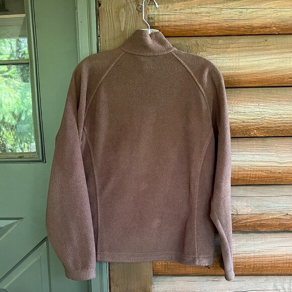 Columbia Women's Chocolate Brown Fleece Full Zipper Jacket, Size M - Picture 2 of 11